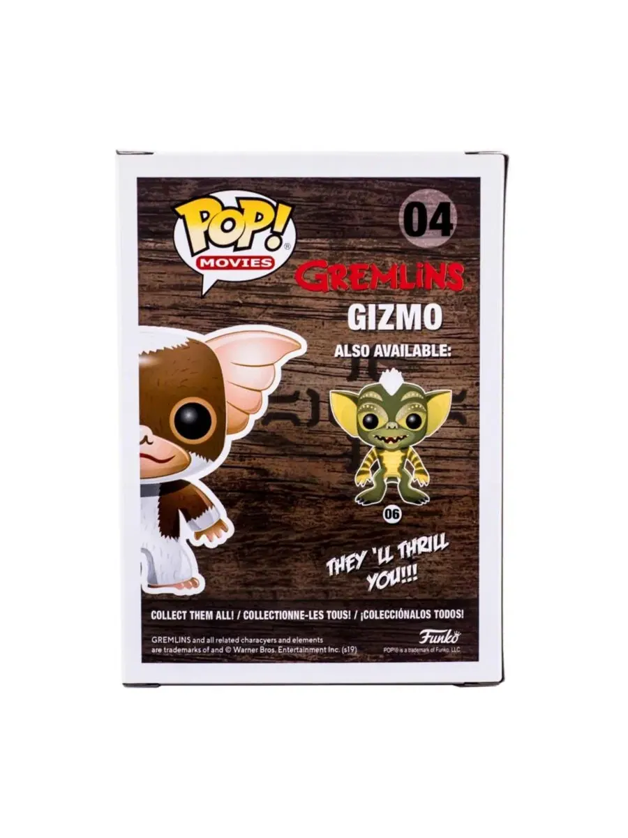 Виниловая фигурка Гизмо из мультфильма «Гремлины» (10 см ) Funko — изображение 7 из 7, нет цвета