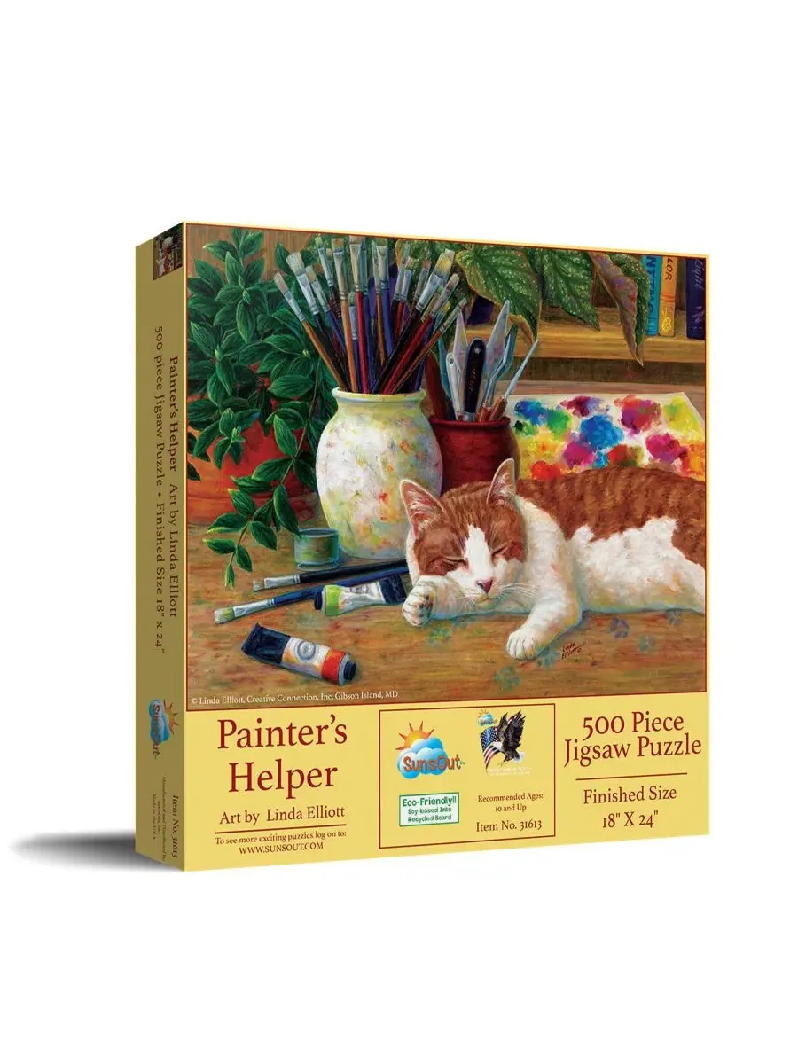 Пазл Painter's Helper из 500 деталей для взрослых Sunsout