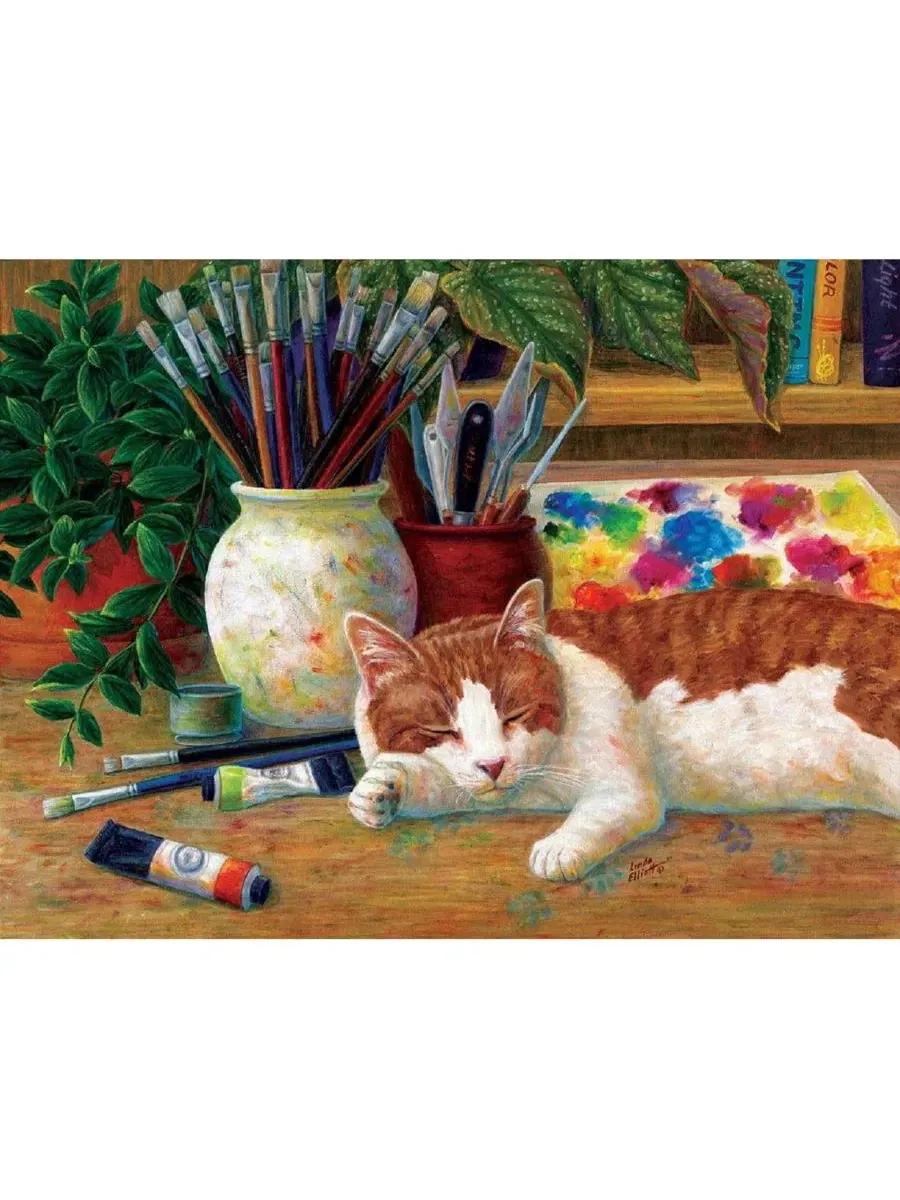 Пазл Painter's Helper из 500 деталей для взрослых Sunsout — изображение 3 из 5, нет цвета