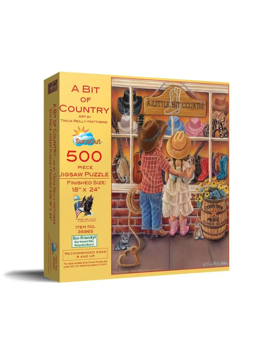 Пазл «Немного кантри» (500 деталей) для взрослых Sunsout