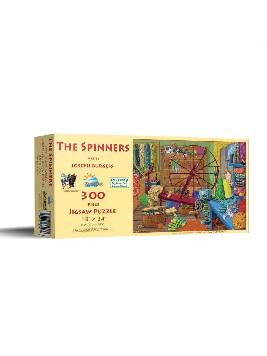 Пазл Spinners из 300 деталей для взрослых Sunsout