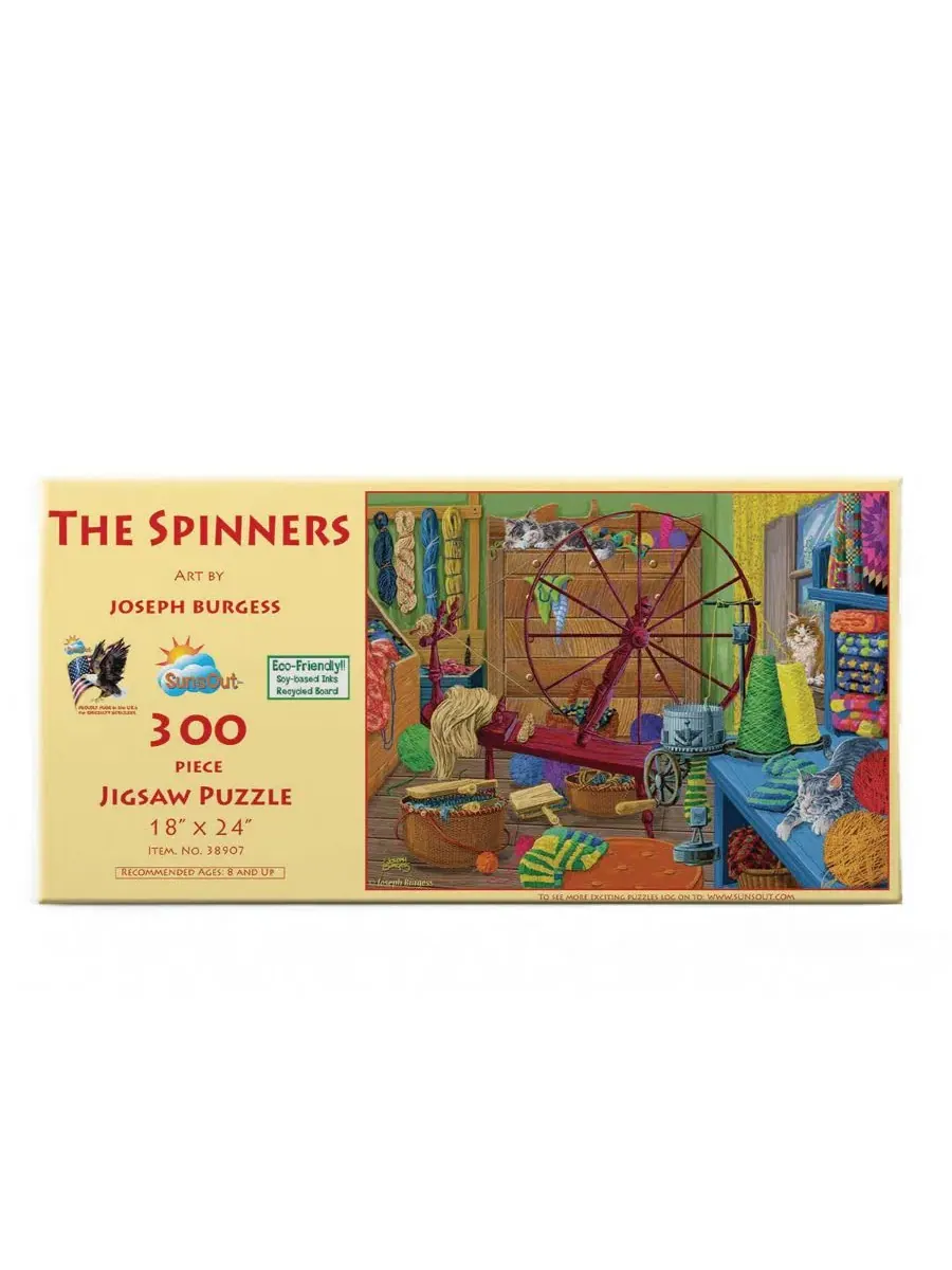 Пазл Spinners из 300 деталей для взрослых Sunsout — изображение 2 из 5, нет цвета