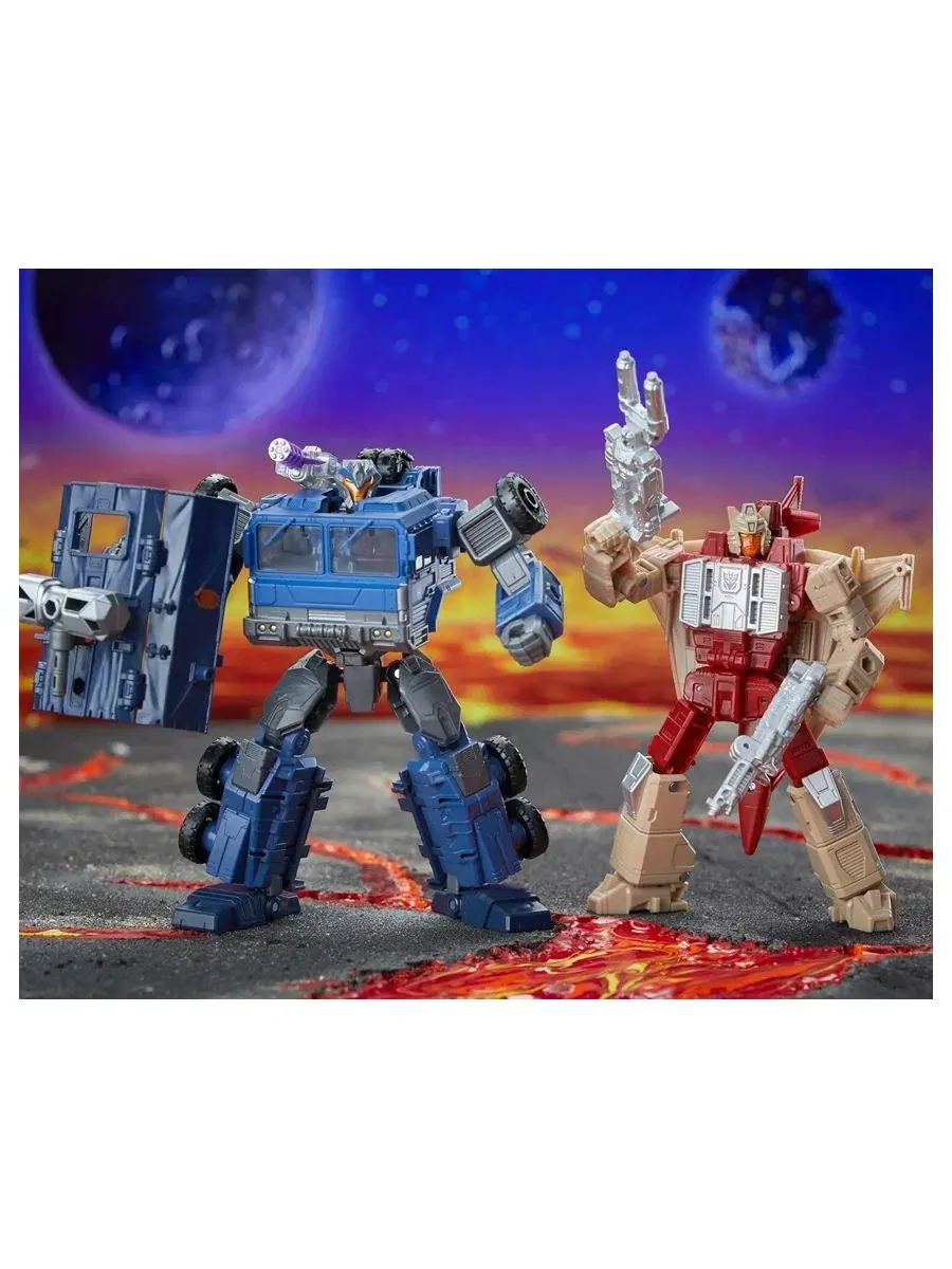 Набор фигурок Mayhem Attack Squad Prime Universe Breakdown и Windsweeper Transformers