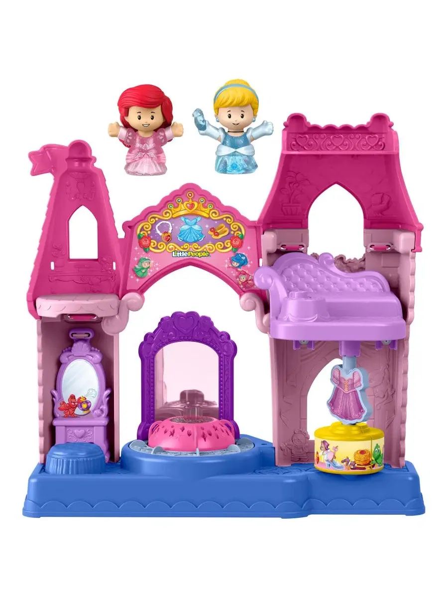 Игровой набор с подсветкой и музыкой Disney Princess Cinderella and Ariel Shimmer & Glow Dress Shop — изображение 3 из 6