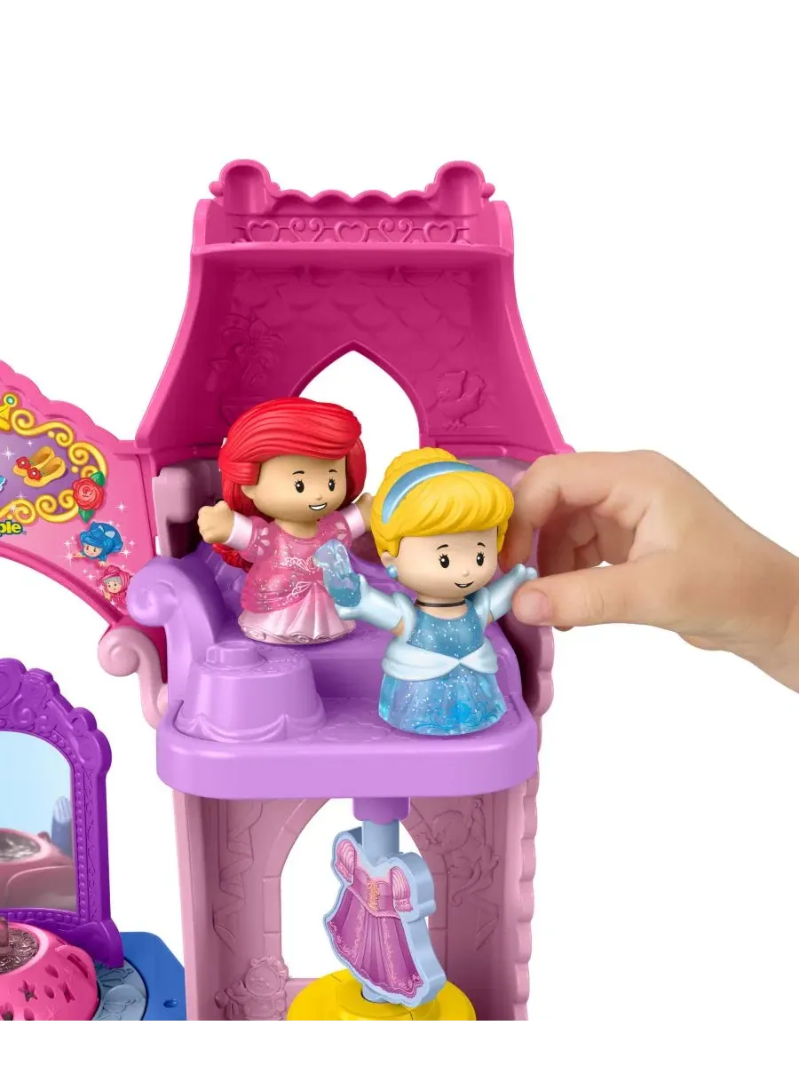 Игровой набор с подсветкой и музыкой Disney Princess Cinderella and Ariel Shimmer & Glow Dress Shop — изображение 6 из 6