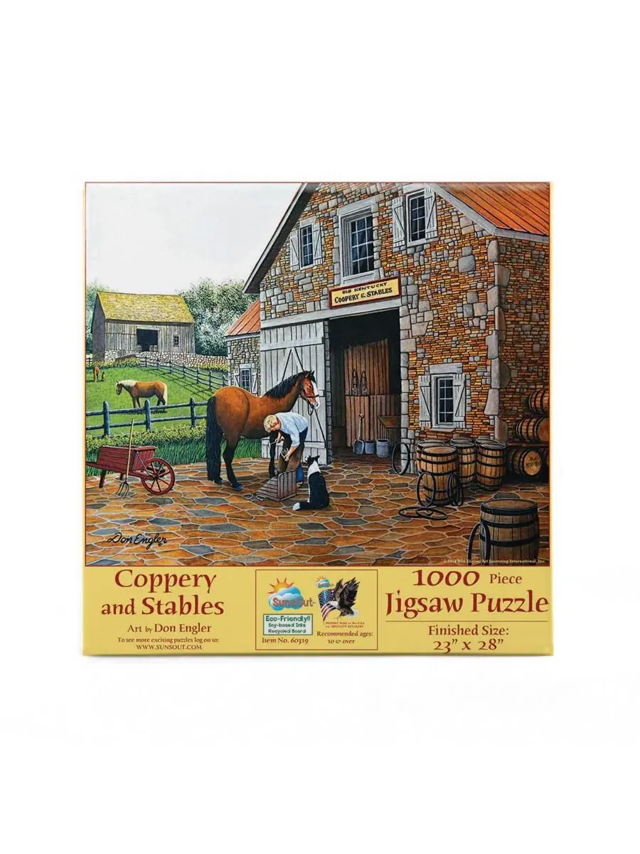 Пазл 1000 элементов Coppery and Stables SunsOut — изображение 2 из 5, нет цвета