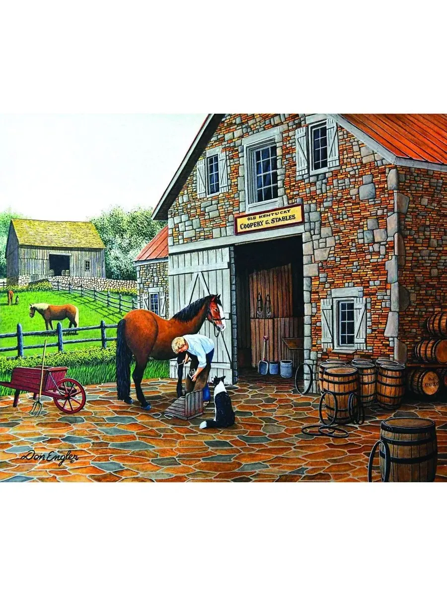 Пазл 1000 элементов Coppery and Stables SunsOut — изображение 4 из 5, нет цвета