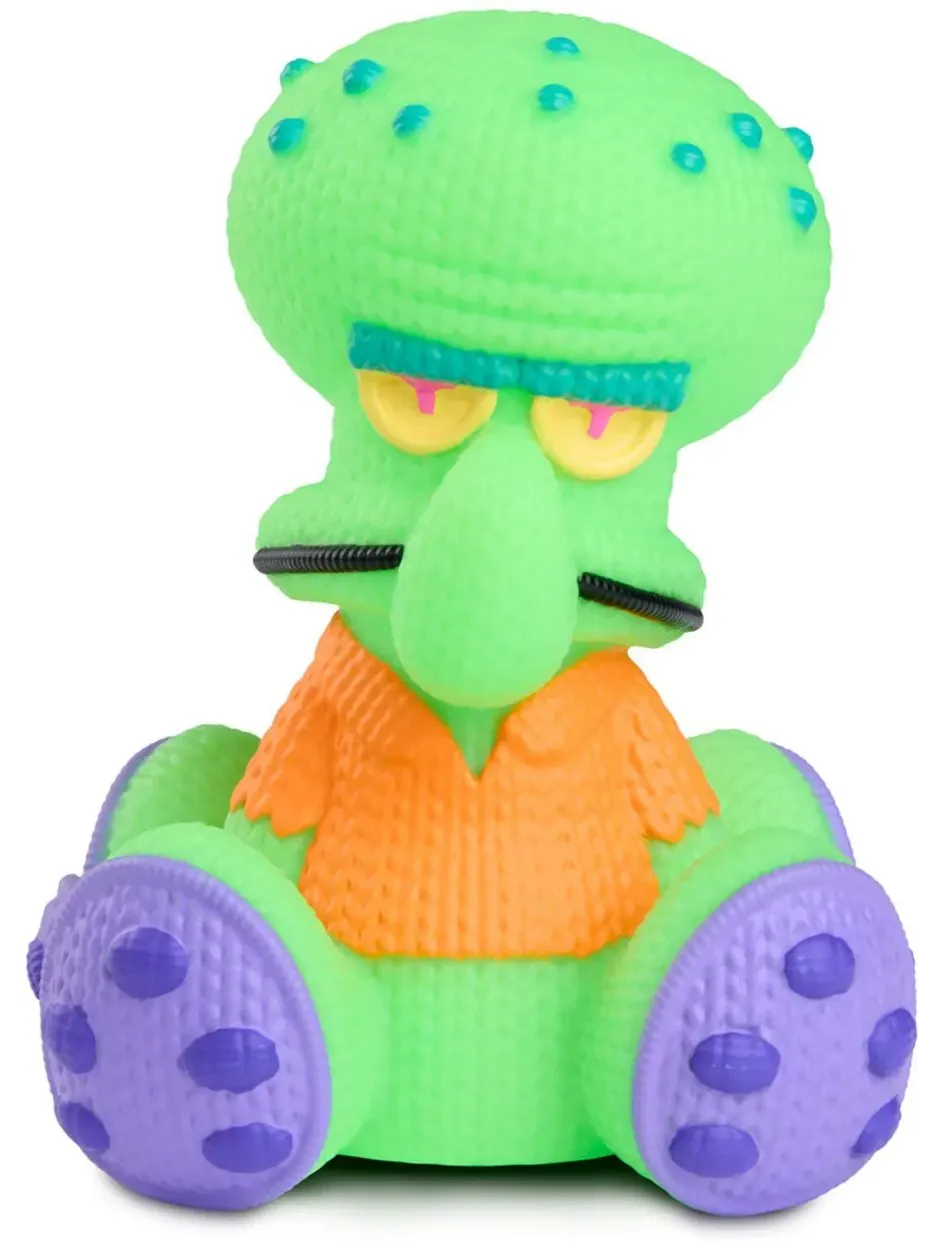 Коллекционная виниловая фигурка Сквидвард Тентаклс Blacklight Handmade By Robots