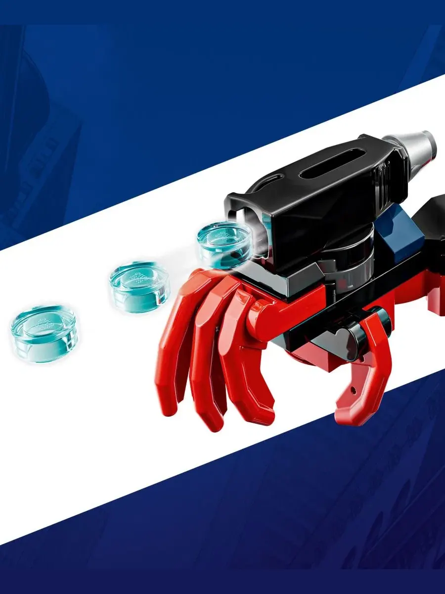 Конструктор Marvel Miles Morales Mech vs. Spider-Man 2099, 135 деталей Lego — изображение 3 из 6, нет цвета