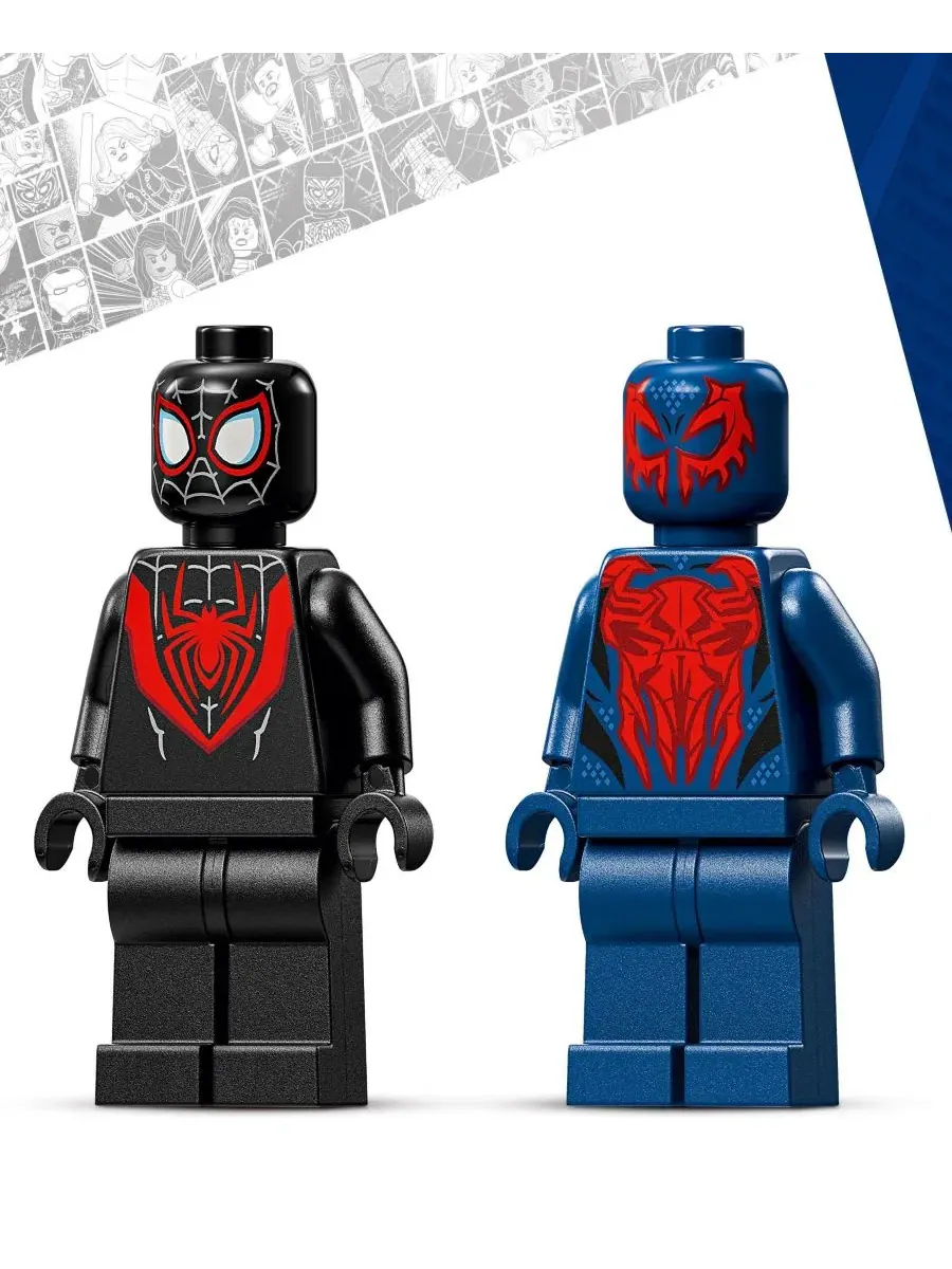 Конструктор Marvel Miles Morales Mech vs. Spider-Man 2099, 135 деталей Lego — изображение 5 из 6, нет цвета