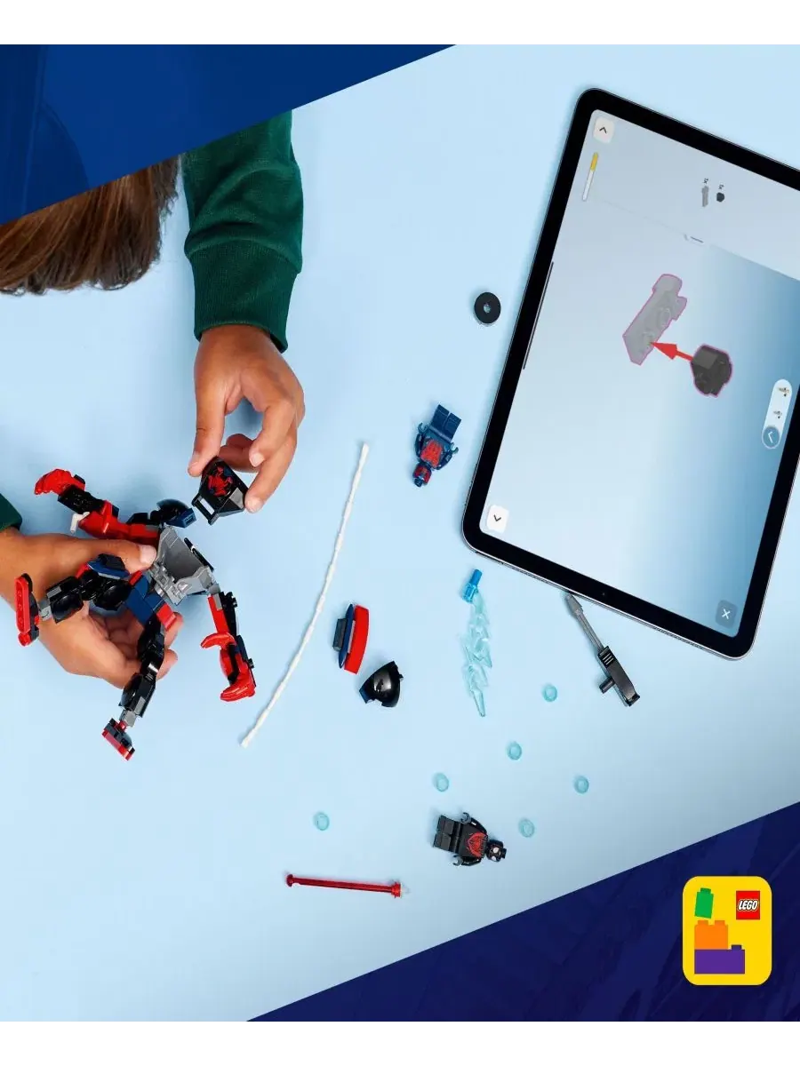 Конструктор Marvel Miles Morales Mech vs. Spider-Man 2099, 135 деталей Lego — изображение 6 из 6, нет цвета
