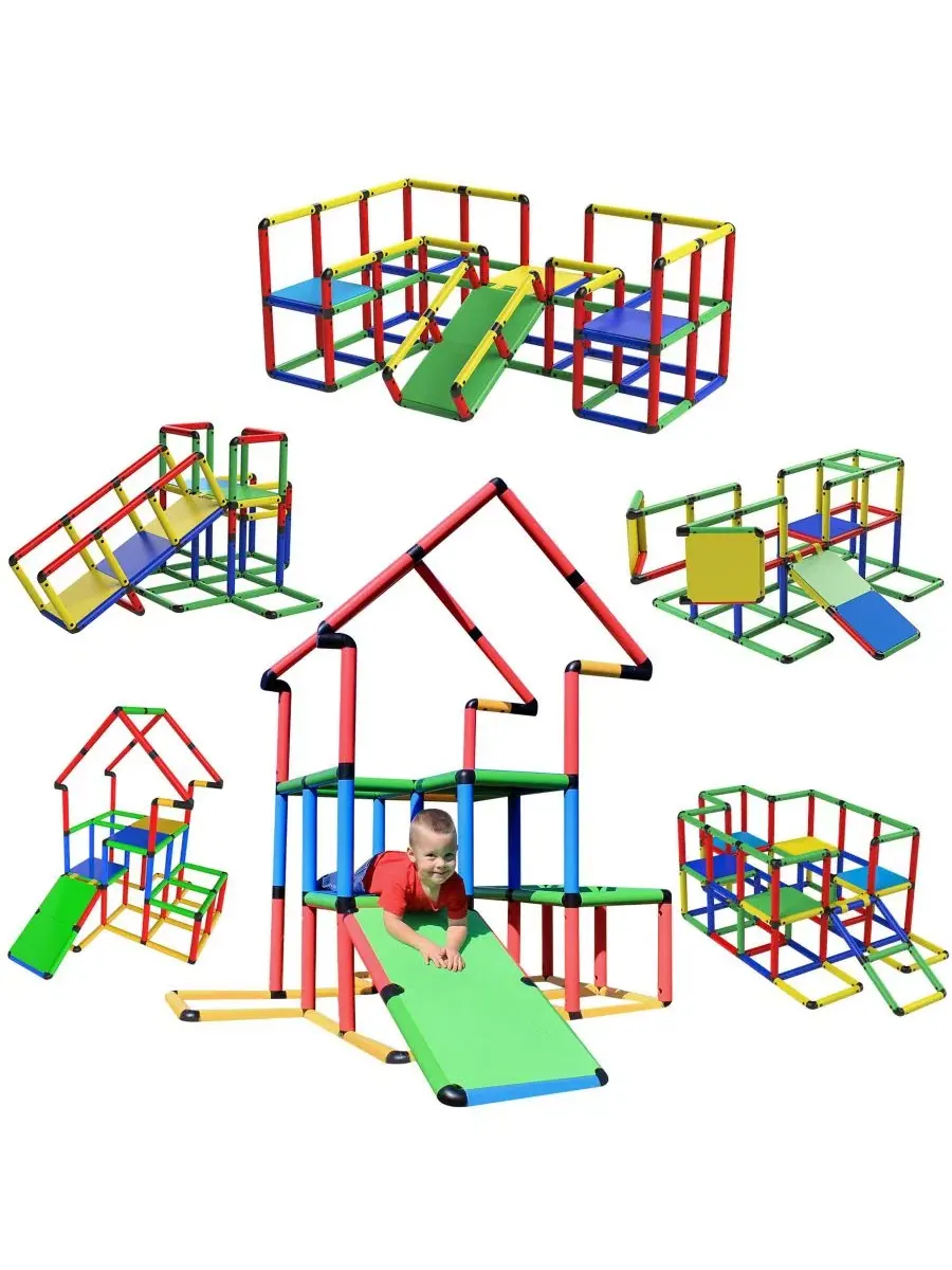 Конструктор Jumbo Construction Toy Set, 467 деталей Funphix — мульти