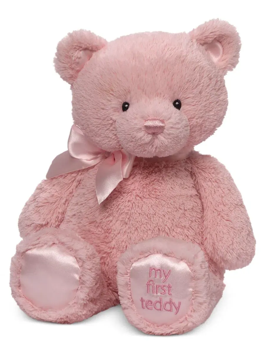 Мягкая игрушка My First Teddy 38 см Gund — розовый