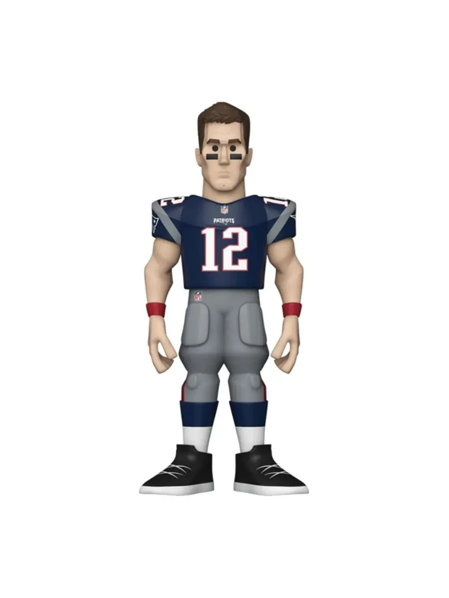 Виниловая фигурка Funko Gold 13 см с изображением Тома Брэди из команды New England Patriots (НФЛ) — изображение 2 из 6