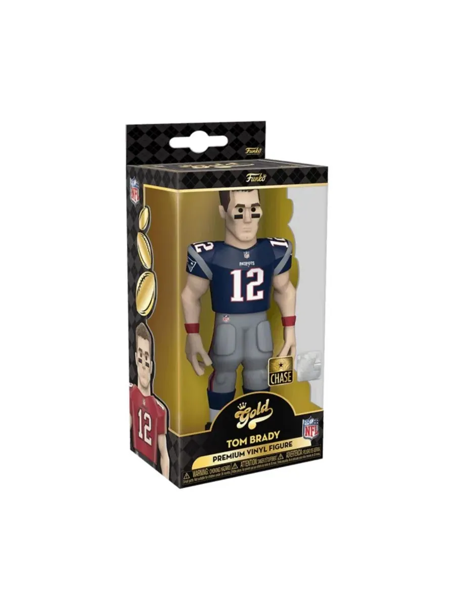 Виниловая фигурка Funko Gold 13 см с изображением Тома Брэди из команды New England Patriots (НФЛ) — изображение 3 из 6