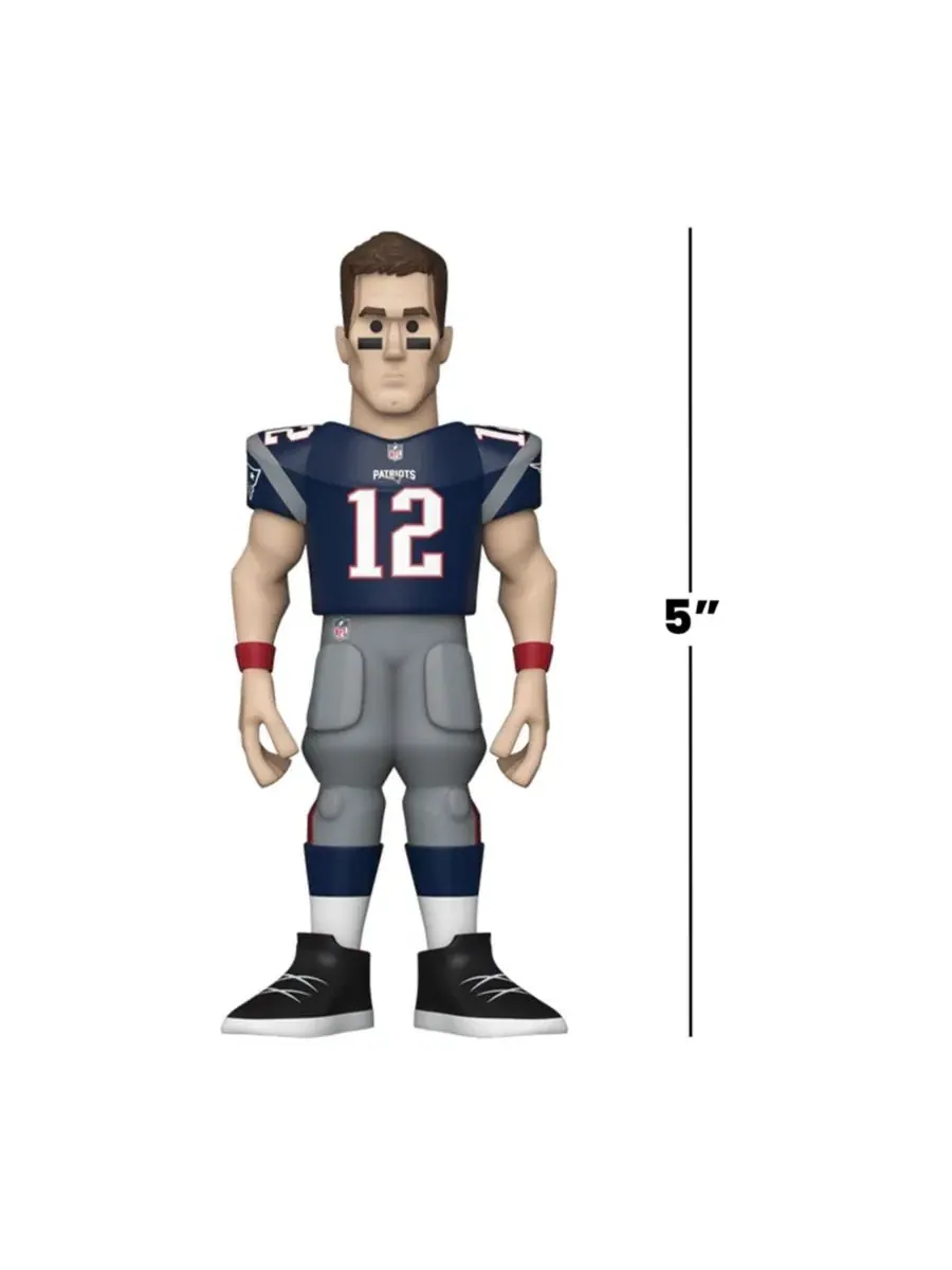 Виниловая фигурка Funko Gold 13 см с изображением Тома Брэди из команды New England Patriots (НФЛ) — изображение 4 из 6