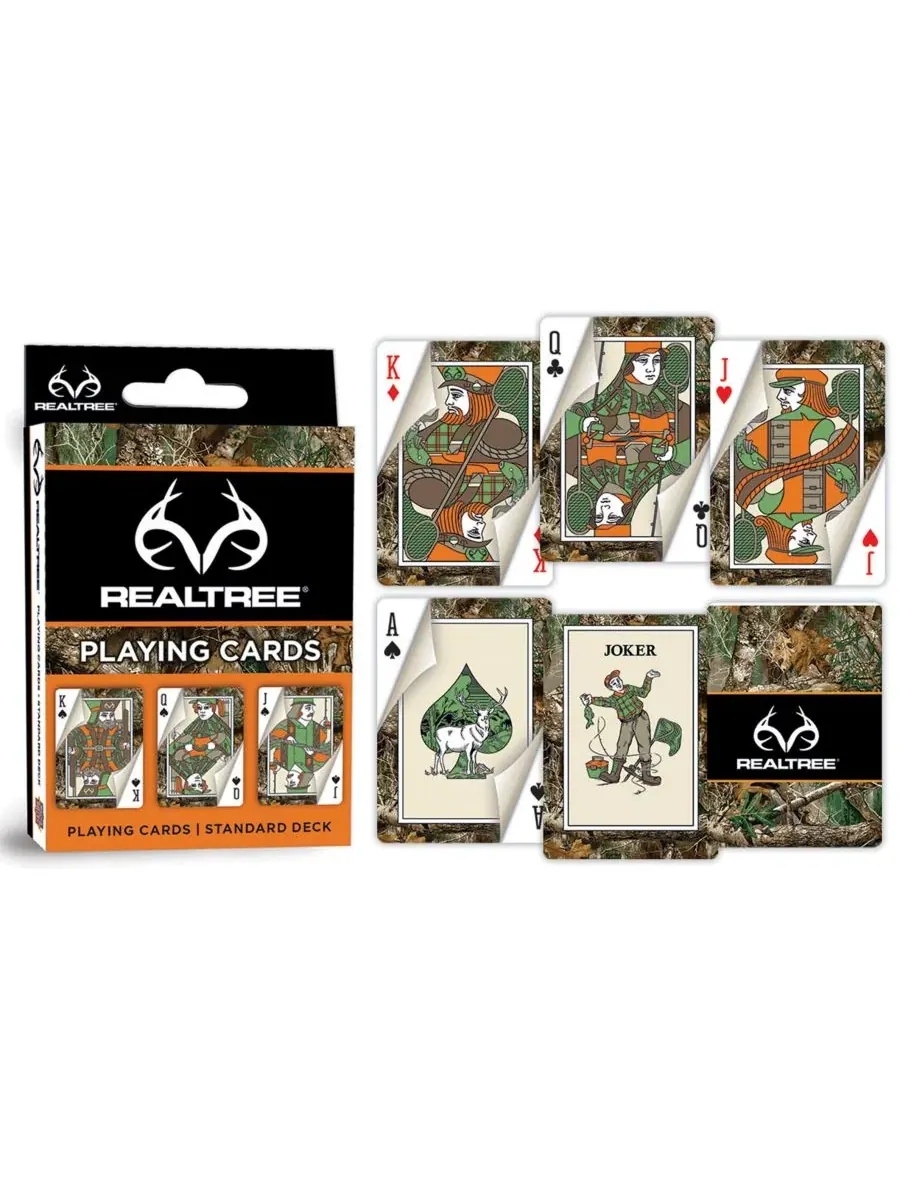 Игральные карты MasterPieces Realtree - колода из 54 карт для взрослых Masterpieces Puzzles — изображение 3 из 3, мульти