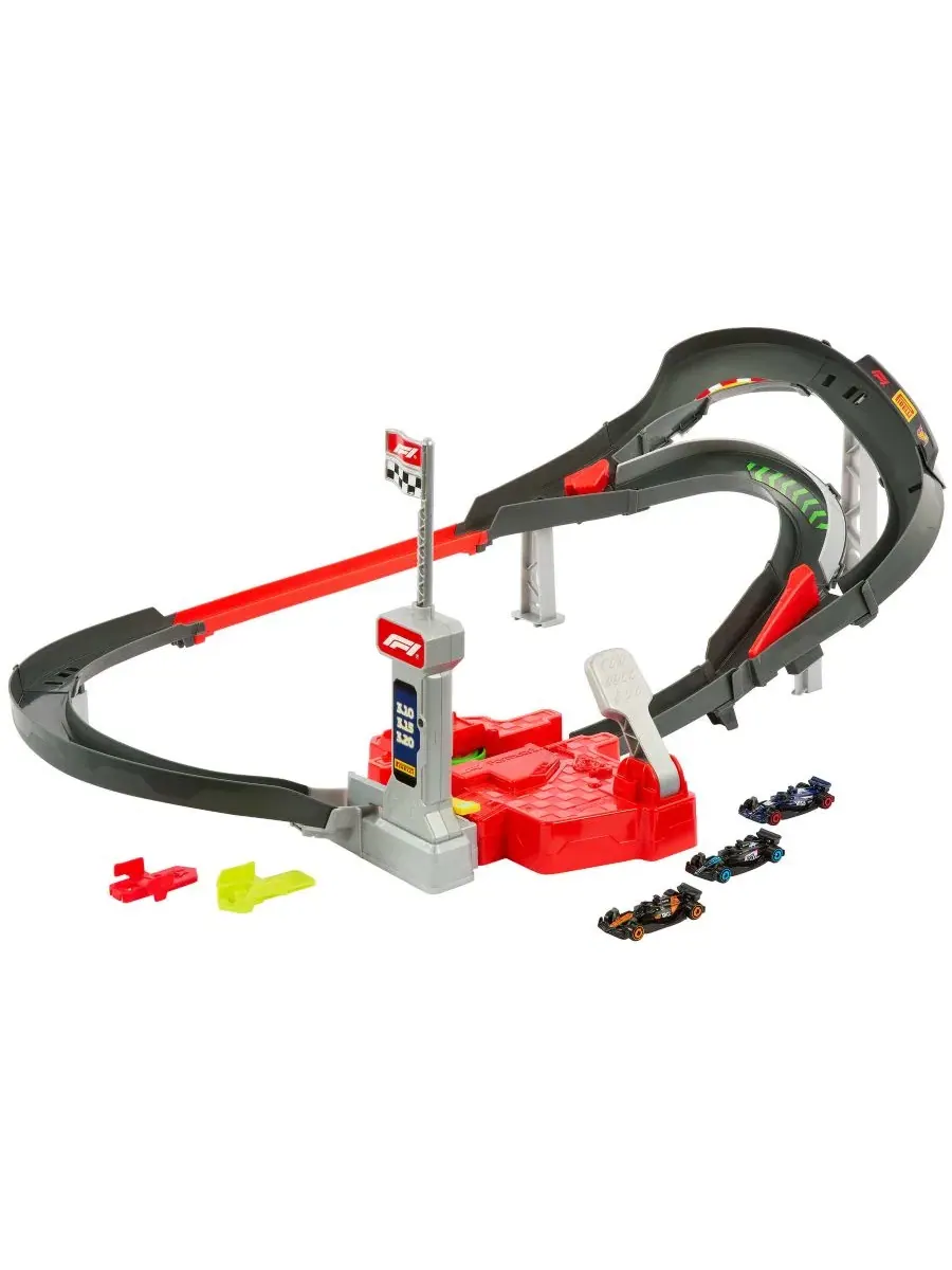 Игровой набор с трассой Формулы-1 Sprint Race Circuit Track Set Hot Wheels
