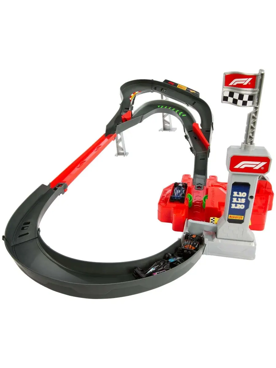 Игровой набор с трассой Формулы-1 Sprint Race Circuit Track Set Hot Wheels — изображение 5 из 6, мульти