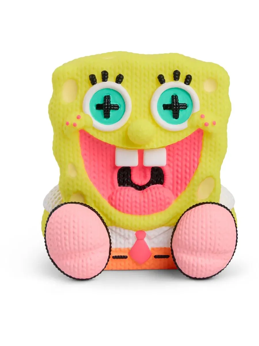 Коллекционная виниловая фигурка SpongeBob SquarePants Blacklight Limited Edition Handmade By Robots