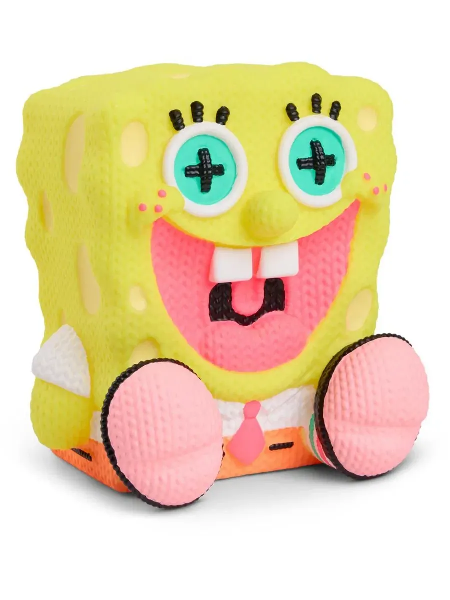 Коллекционная виниловая фигурка SpongeBob SquarePants Blacklight Limited Edition Handmade By Robots — изображение 3 из 3