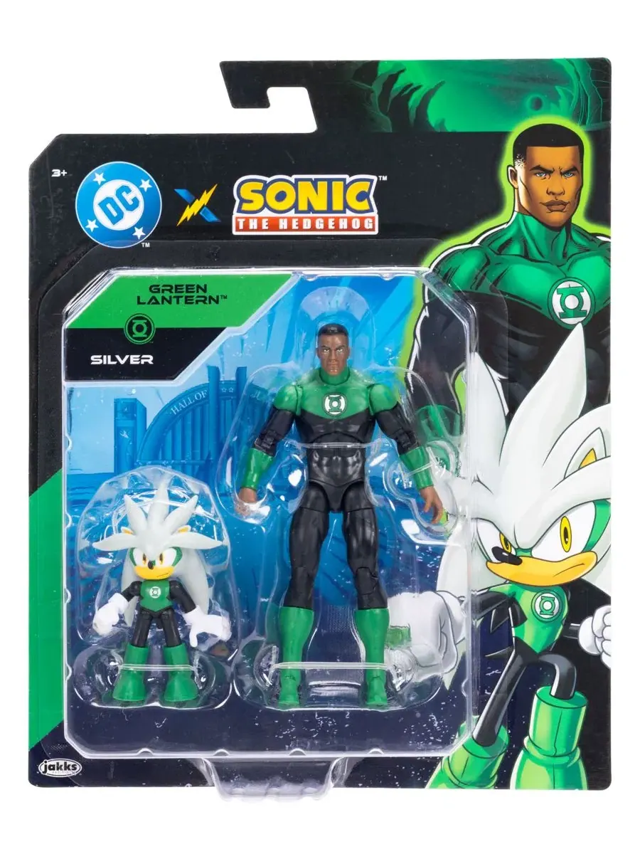 Набор фигурок Silver as Green Lantern и Green Lantern Sonic