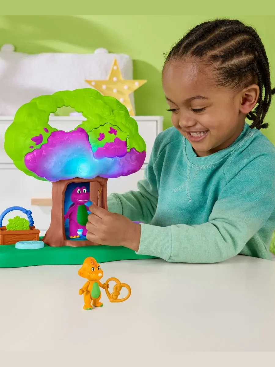 Игровой набор «Домик на дереве мира» Barney — изображение 3 из 6, мульти