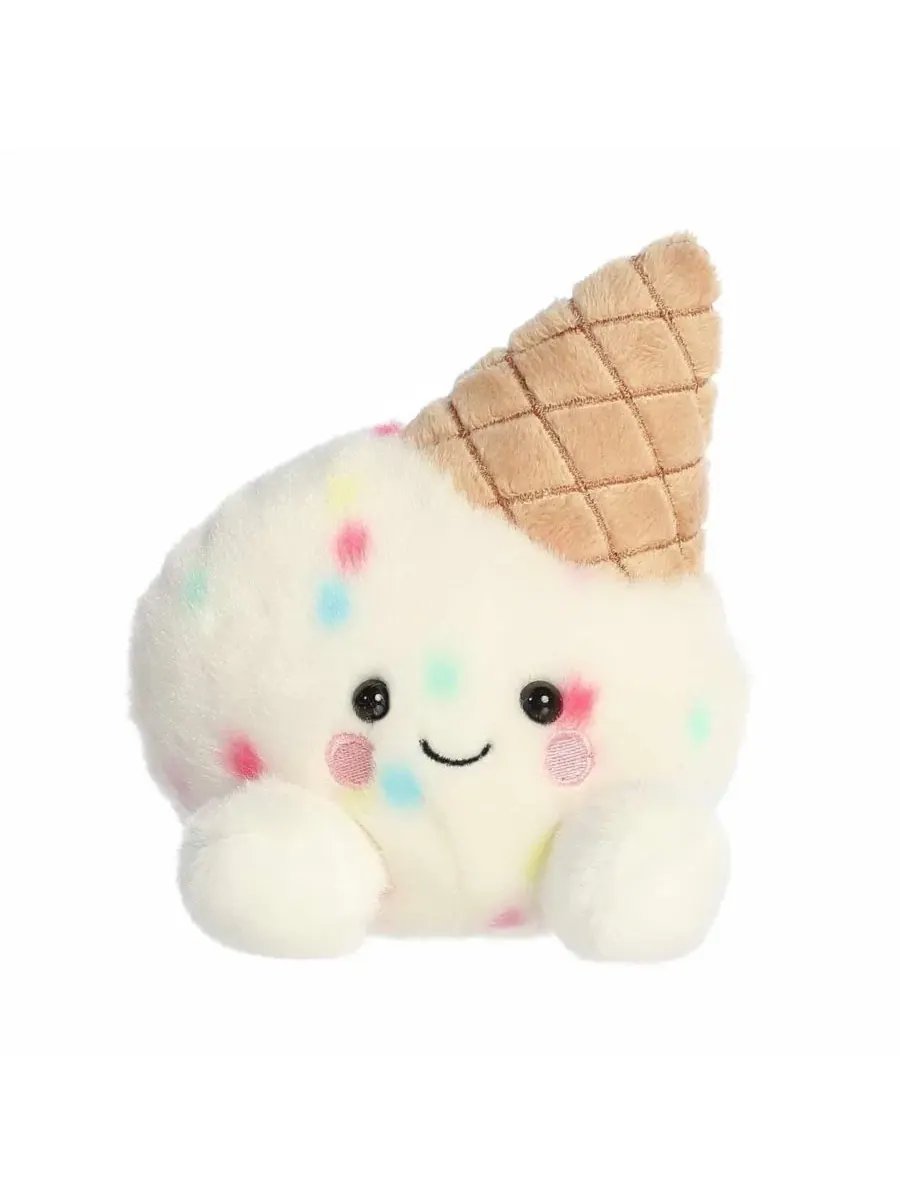 Миниатюрная плюшевая игрушка «Мороженое Sprinkle» Palm Pals, белая, 12,7 см Aurora