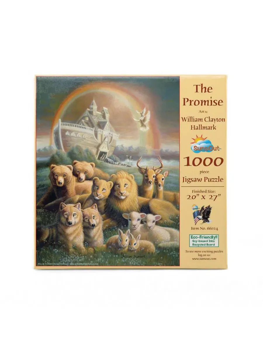 Пазл 1000 деталей с рождественским сюжетом The Promise SunsOut — изображение 2 из 5, нет цвета