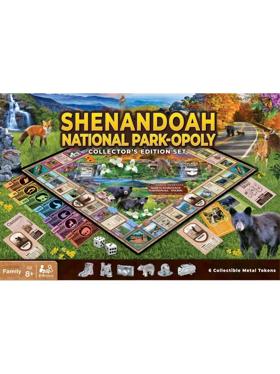 Настольная игра Shenandoah National Park Opoly MasterPieces Puzzles