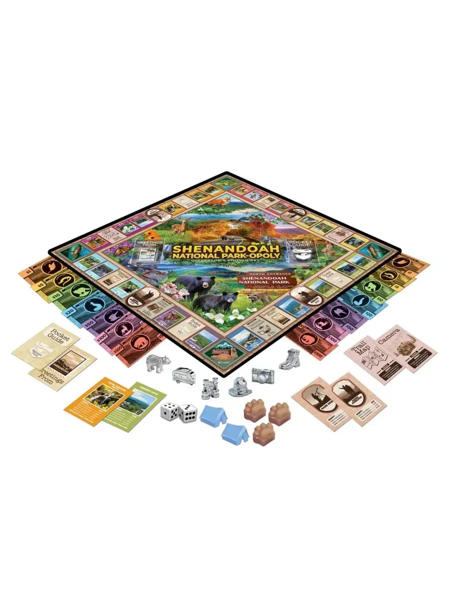 Настольная игра Shenandoah National Park Opoly MasterPieces Puzzles — изображение 2 из 3, нет цвета