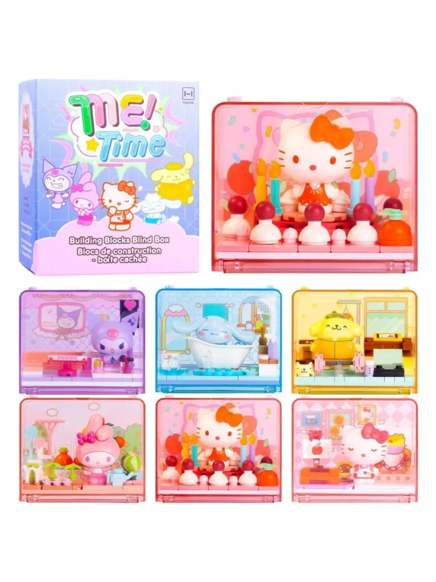 Конструктор Sanrio Hello Kitty and Friends из серии «Время для себя»: милые строительные блоки в — мульти