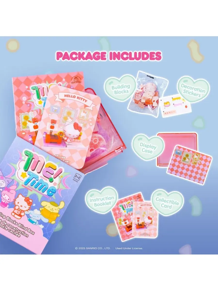 Конструктор Sanrio Hello Kitty and Friends из серии «Время для себя»: милые строительные блоки в — изображение 4 из 8