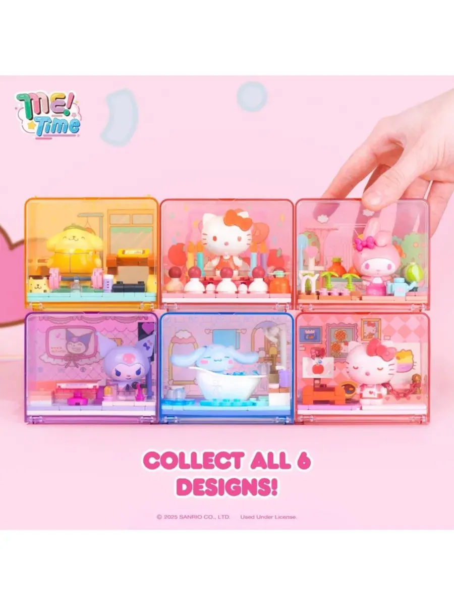 Конструктор Sanrio Hello Kitty and Friends из серии «Время для себя»: милые строительные блоки в — изображение 6 из 8