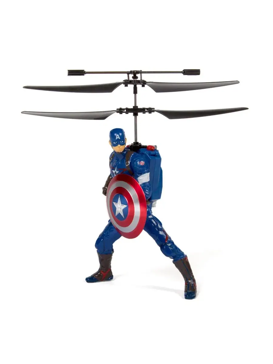 Фигурка Капитана Америки из серии Marvel Avengers, летающий вертолет с инфракрасным датчиком World — изображение 2 из 7