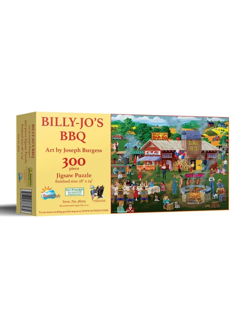Пазл «Billy Jo's BBQ» из 300 деталей для взрослых Sunsout