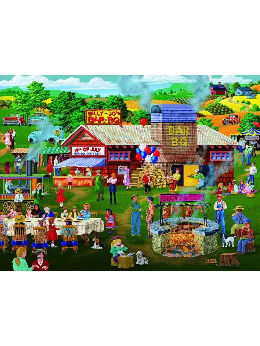 Пазл «Billy Jo's BBQ» из 300 деталей для взрослых Sunsout — изображение 5 из 5, нет цвета