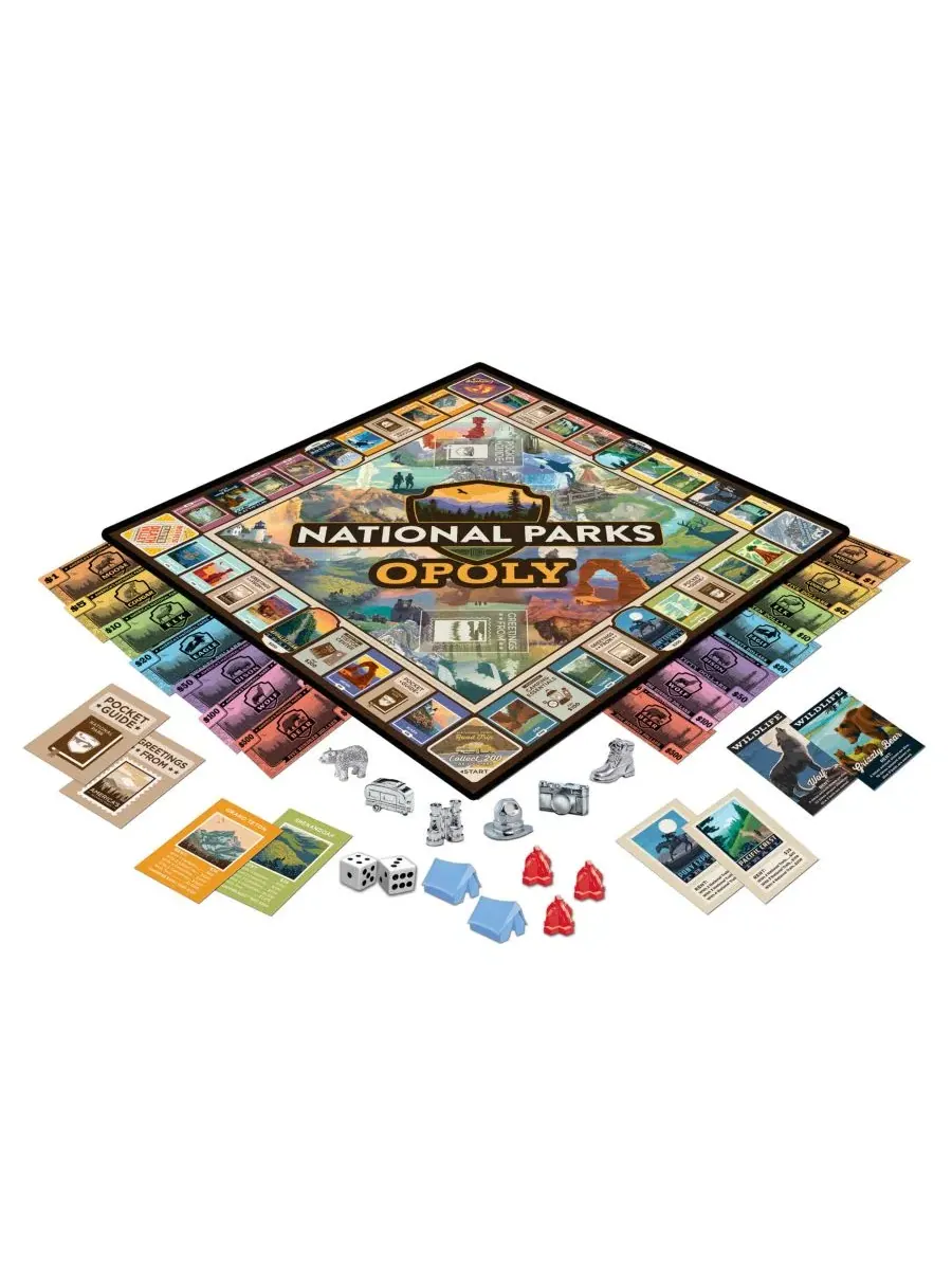 Настольная игра National Parks Opoly Masterpieces — изображение 3 из 3, нет цвета