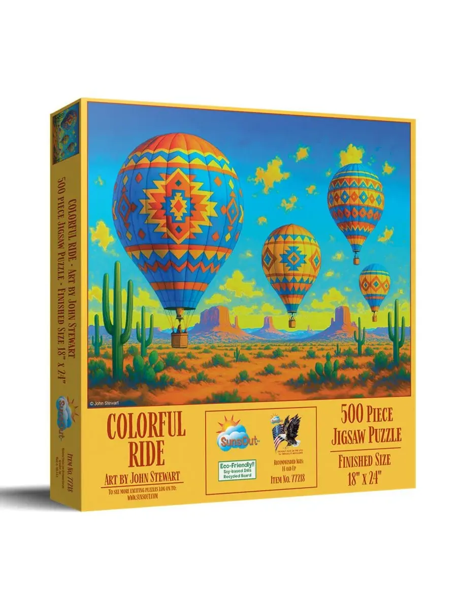 Пазл 500 деталей Colorful Ride SunsOut, 51 x 69 см