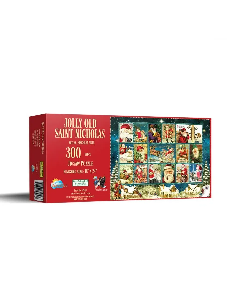 Пазл Jolly Old Saint Nicholas, 300 элементов, 46×61 см SunsOut