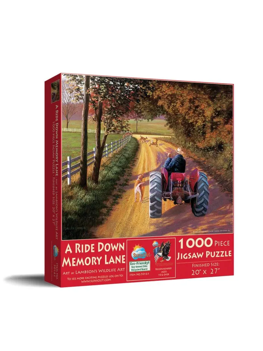 Пазл 1000 элементов A Ride Down Memory Lane SunsOut