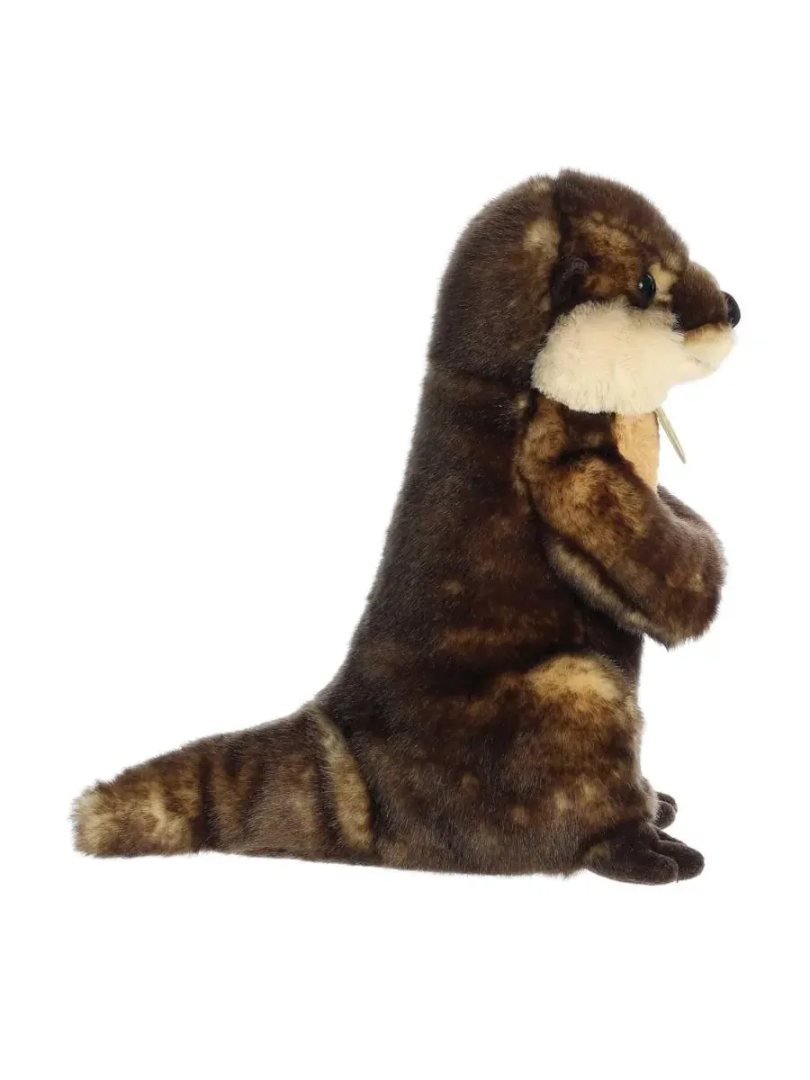 Мягкая игрушка-выдра Miyoni Tots Sitting Pretty River Otter Aurora — изображение 3 из 5, коричневый