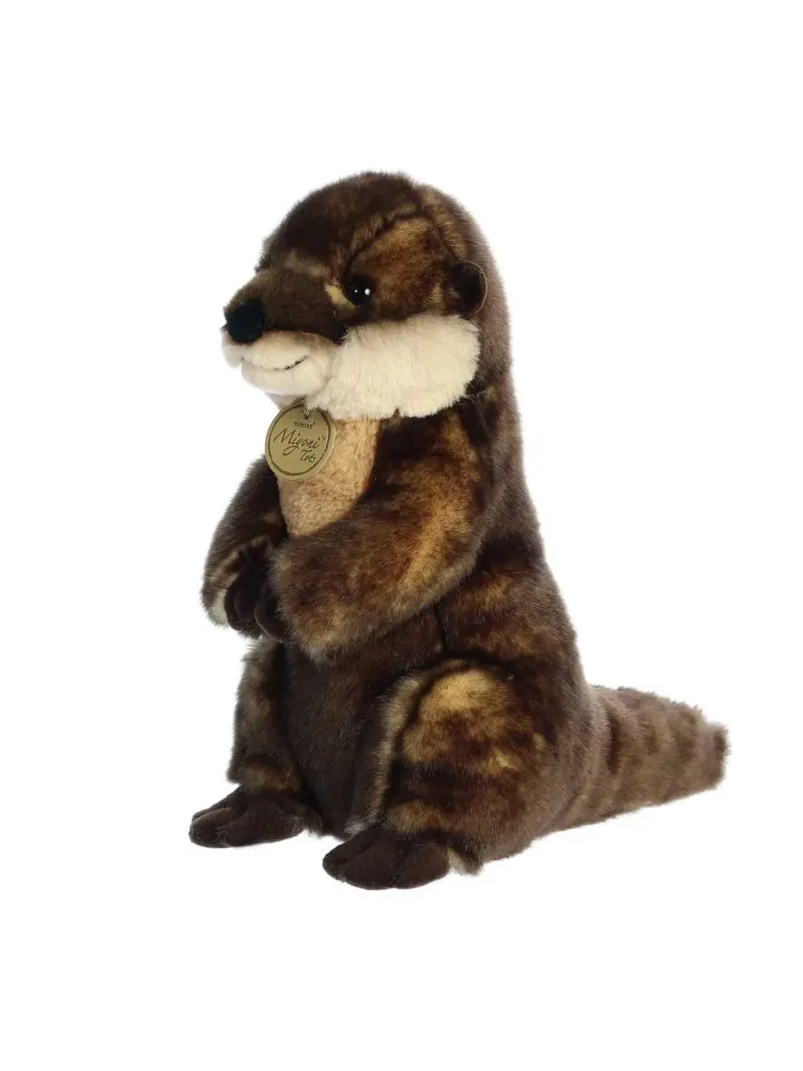 Мягкая игрушка-выдра Miyoni Tots Sitting Pretty River Otter Aurora — изображение 5 из 5, коричневый