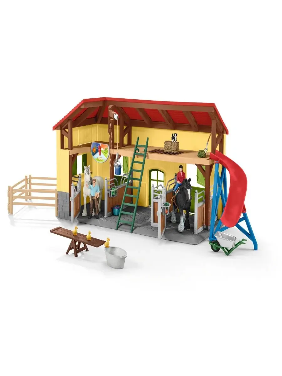 Игровой набор конюшня с лошадьми Schleich — изображение 2 из 8, мульти