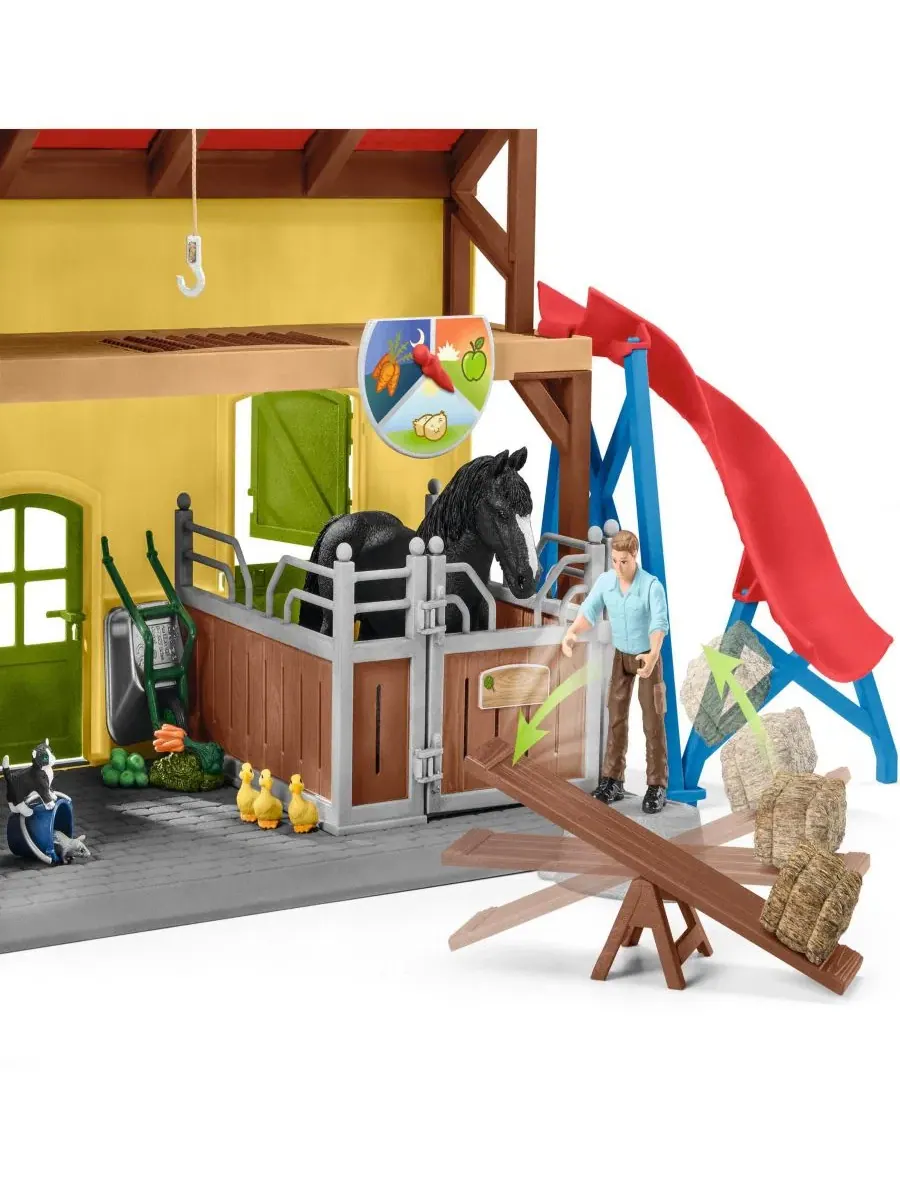 Игровой набор конюшня с лошадьми Schleich — изображение 6 из 8, мульти