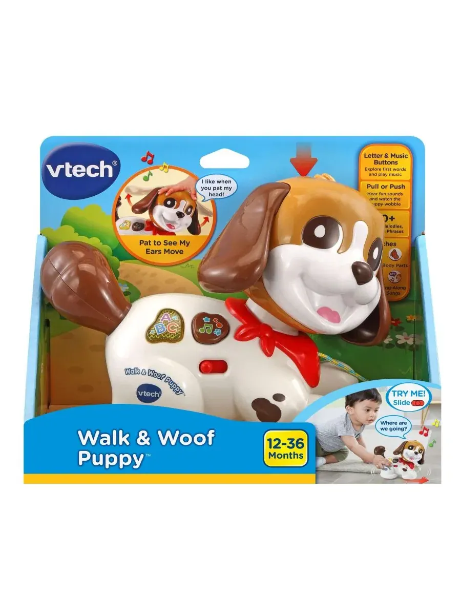 Интерактивная игрушка Walk Woof Puppy VTech — изображение 4 из 4, мульти