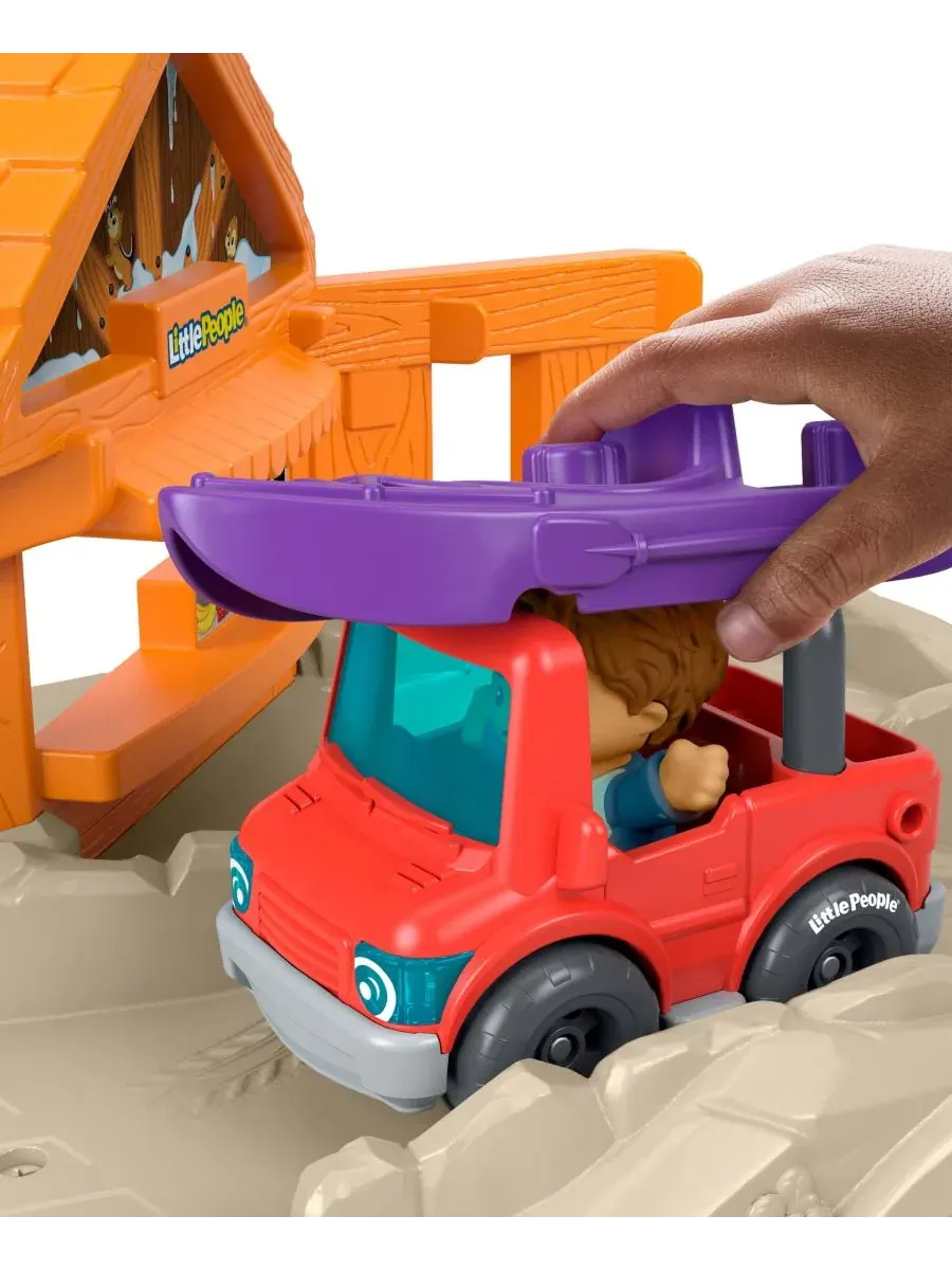 Игровой набор Горный склон Fisher Price, с машинкой и фигурками — изображение 3 из 6, нет цвета