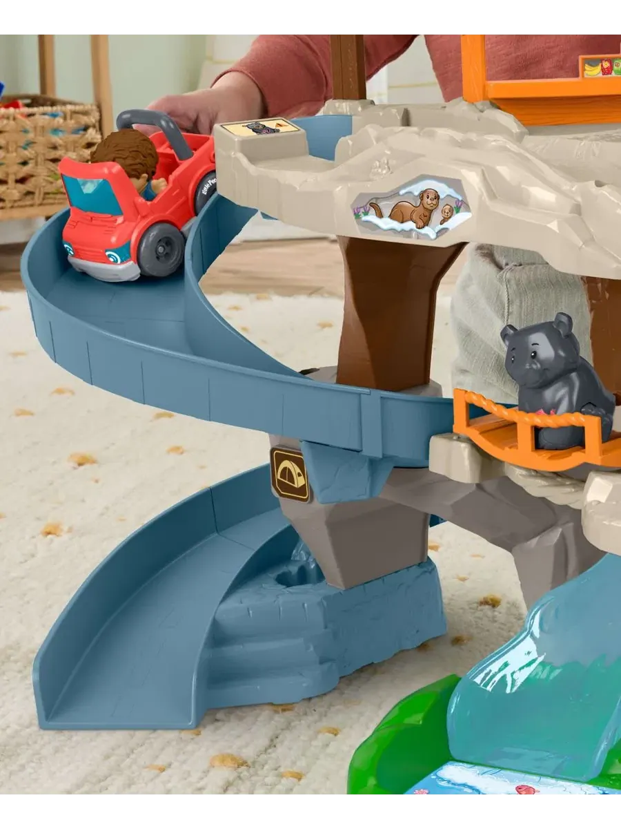 Игровой набор Горный склон Fisher Price, с машинкой и фигурками — изображение 4 из 6, нет цвета