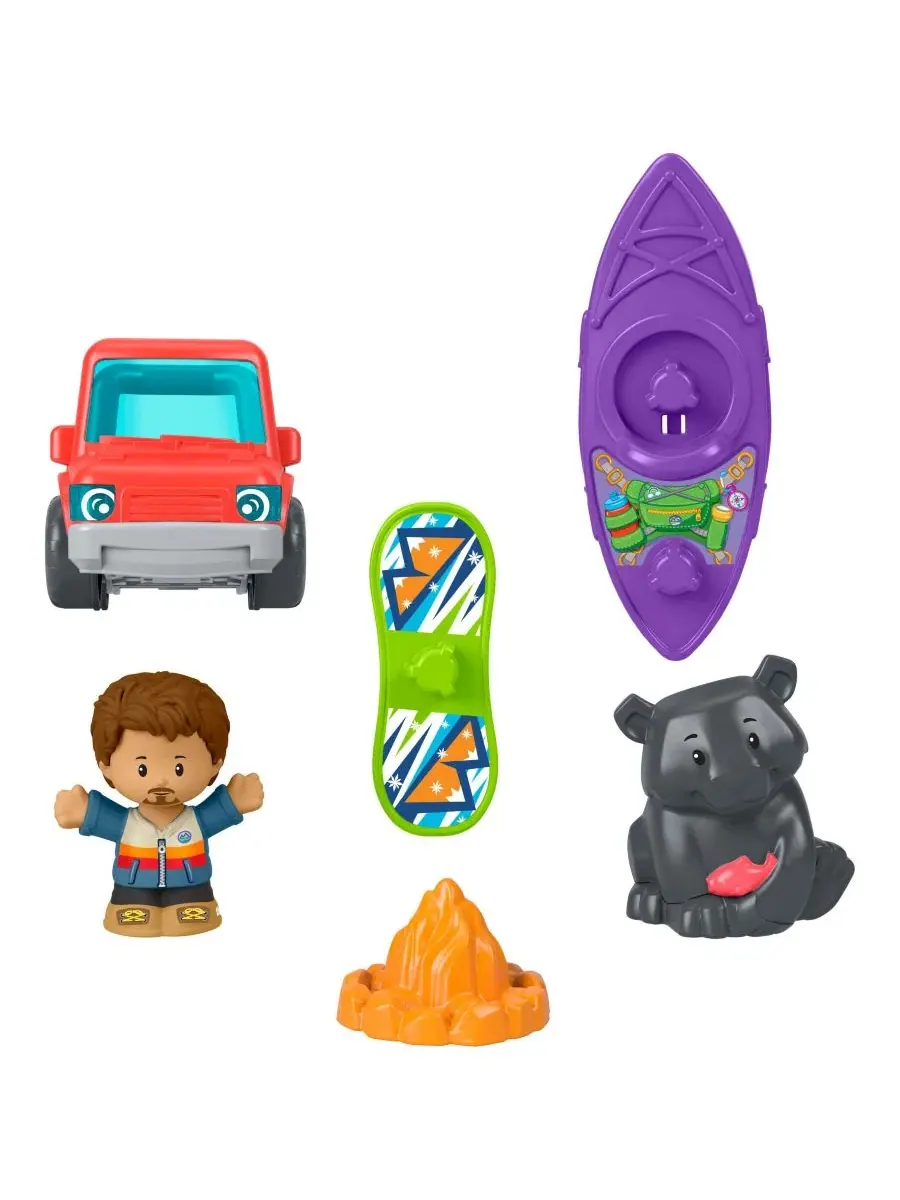 Игровой набор Горный склон Fisher Price, с машинкой и фигурками — изображение 5 из 6, нет цвета