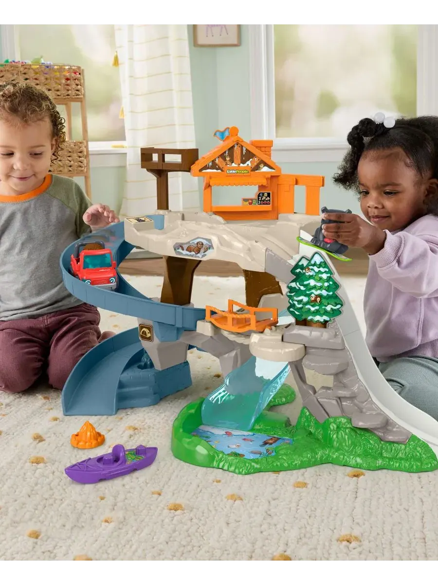 Игровой набор Горный склон Fisher Price, с машинкой и фигурками — изображение 6 из 6, нет цвета